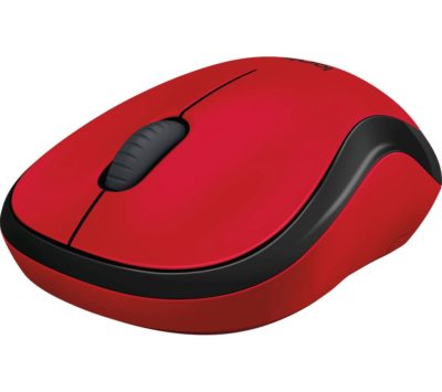 LOGITECH M220 Silent Wireless Optical Mouse - Red LOGITECH M220 Silent Wireless Optical Mouse - Red